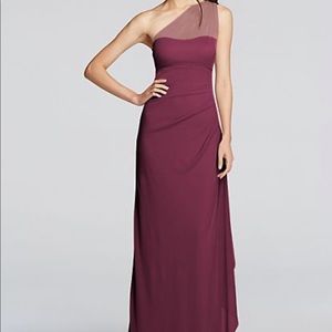 David’s bridal bridesmaid dress